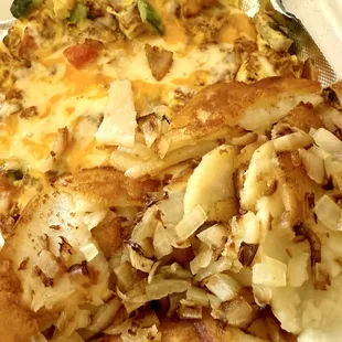 Zucchini frittata with home potatoes to go