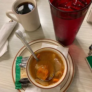 Pepper pot. Lol sorry I took a bite of the carrot already