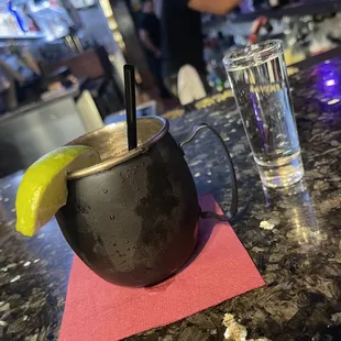 Moscow mule at the grand reopening 2/3/23