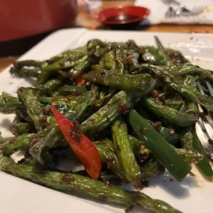 Dry Dry-Fried Green Beans