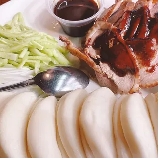 Honey Duck with Steam Buns