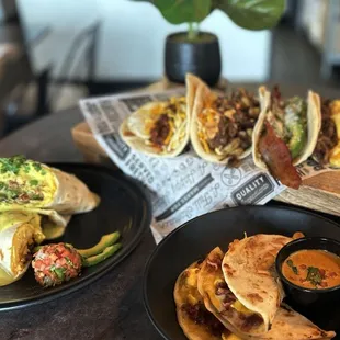 Hippie Hollow Burrito, breakfast tacos, and breakfast dillas
 #breakfast