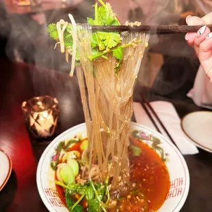 Hot and Sour Rice Noodles