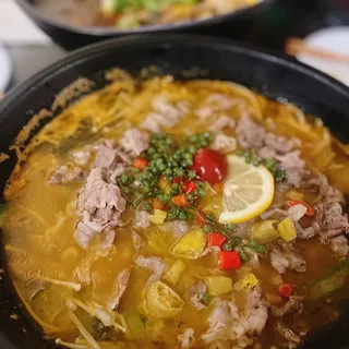 Beef in Sour Soup Plate