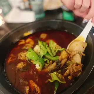 Braised Chicken with Taro Plate