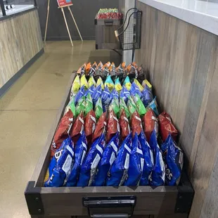 a display of pepperjacks