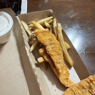 fish and fries in a box