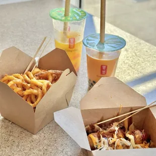 Takoyaki , Curly Fried