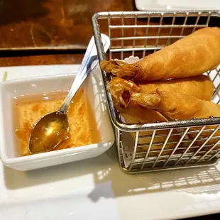 Shrimp in the Blanket with Plum Sauce