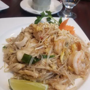 Heaping, spicy Pad Thai!!! The best ever!!!