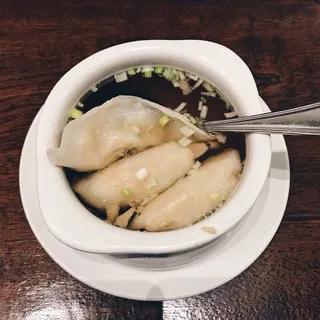 Vegetable Dumpling Soup