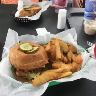 food, burgers
