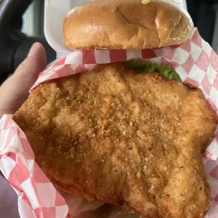 Pork Tenderloin Sandwich