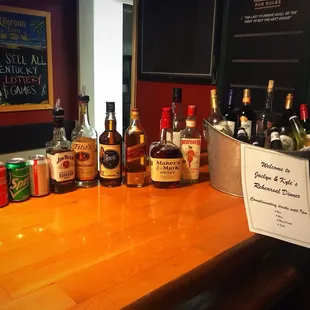 We are able to host private parties such as rehearsal dinners, birthday parties, etc.