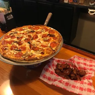 pizza, food