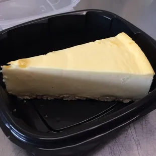 a slice of cheesecake