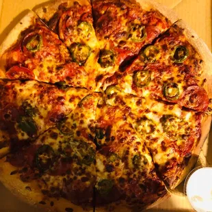 Paid 17.95 for the whole pizza.
