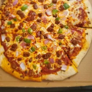 Hot Sausage Pizza