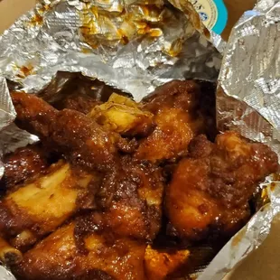 Jamaican Jerk. Big wings.