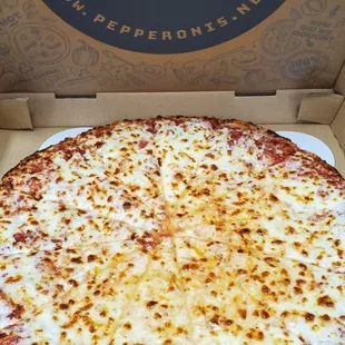 $7.99 Large (16&quot;) Cheese Pizzas on Mondays &amp; Tuesdays!