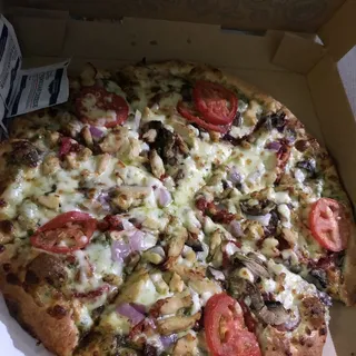 Pesto Chicken Pizza