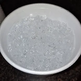 Crushed ice