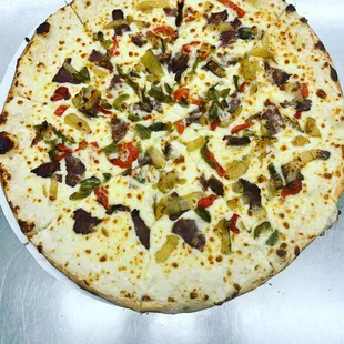Philly Steak Pizza