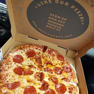 Pepperoni pizza