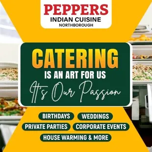 We pricing Catering services to all your events