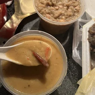 Dhal. (Try not to eat the pepper)