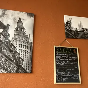 a black and white photograph of a clock tower