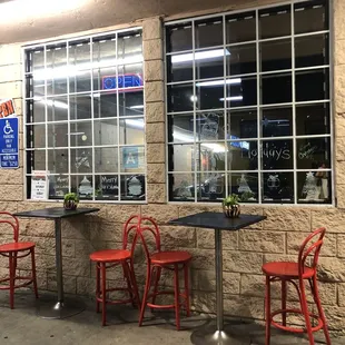Outside