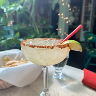 Pineapple chili margarita