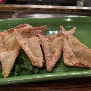 Green Chile Cheese Wontons
