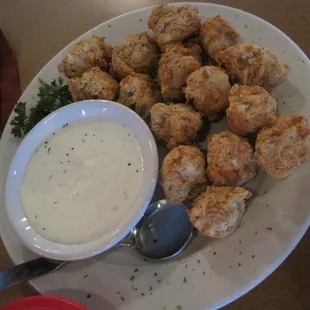 Fried Mushrooms with Homemade Ranch  - Appetizer