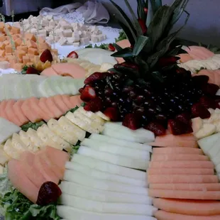 Just a little fruit platter. Use us for your next event ! We offer full package event needs including venue and catering!!