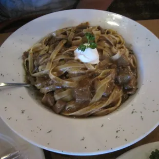 Beef Stroganoff