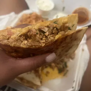 Chicken quesadillas