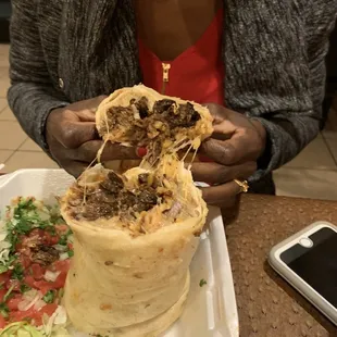 Beef Fajita Burritos