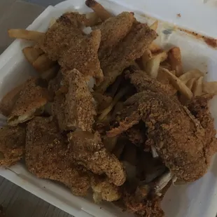 Way too much salt and I didn't get the barbecue sauce I paid extra for