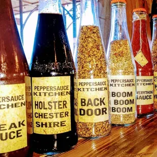 10+ Seasonings to choose from at Grill Your Own Steak Night.