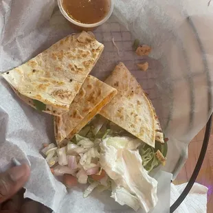 Chicken quesadilla