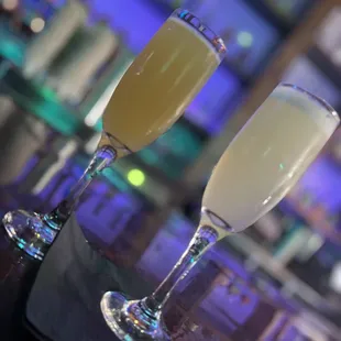 French 76 and a Mimosa