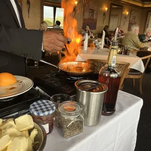 Table side cooking