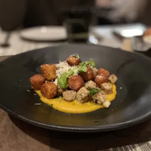 Chicken Sausage &amp; Flourless Potato Gnocchi - Least favorite of what we ordered. The chicken sausage was a bit overwhelming