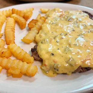 ICX Grinder served with Crinkle Cut Fries