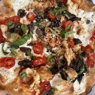 Breaded Chicken Pizza