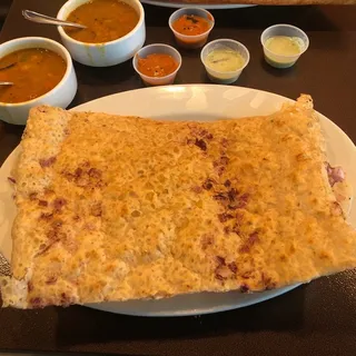 Onion Rava Dosa