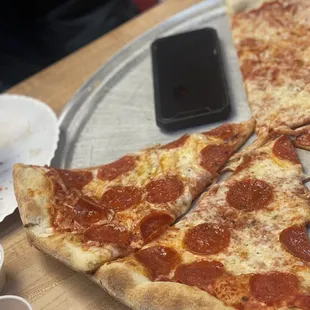 Large-1/2 cheese, 1/2 pepperoni Peppino&apos;s Pizza