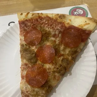 Sausage and pepperoni